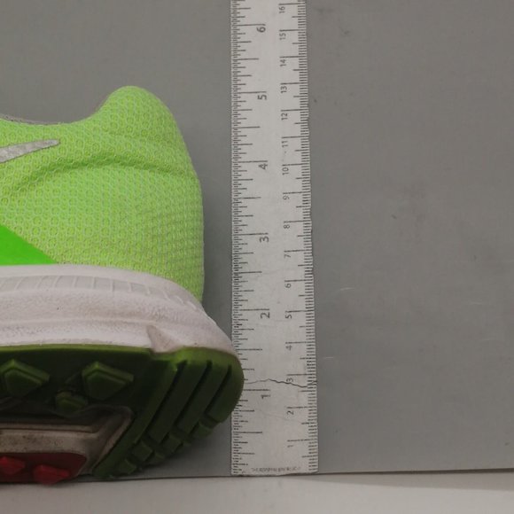 Nike Womens Sneaker Zoom WinFlo 2 Green White Lace Up Walking Shoe Low Top 8 - Picture 7 of 9